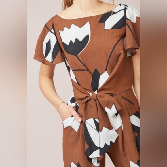 Anthropologie Miranda Jumpsuite size 6 - Picture 3 of 6